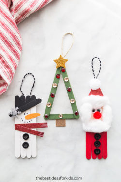 Popsicle Stick Christmas Crafts