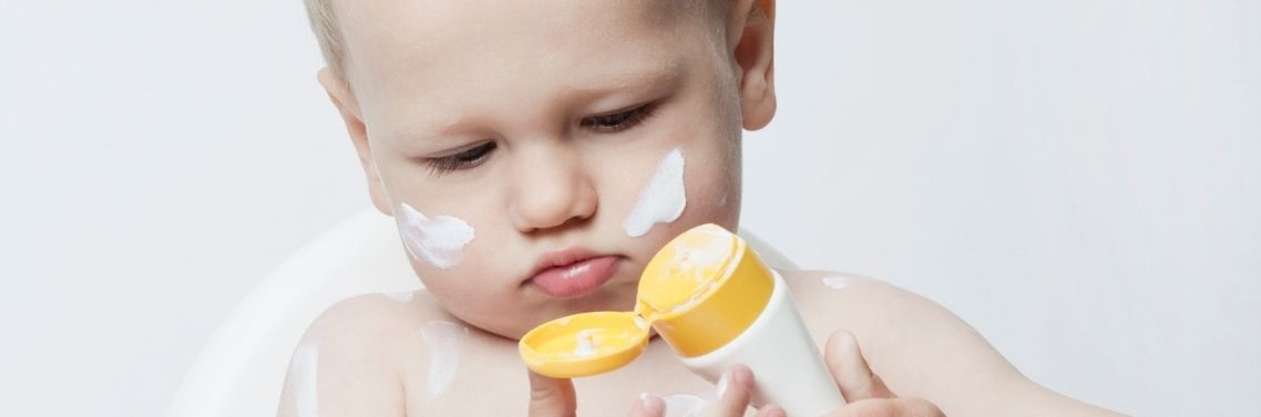 Crème solaire pour bébé